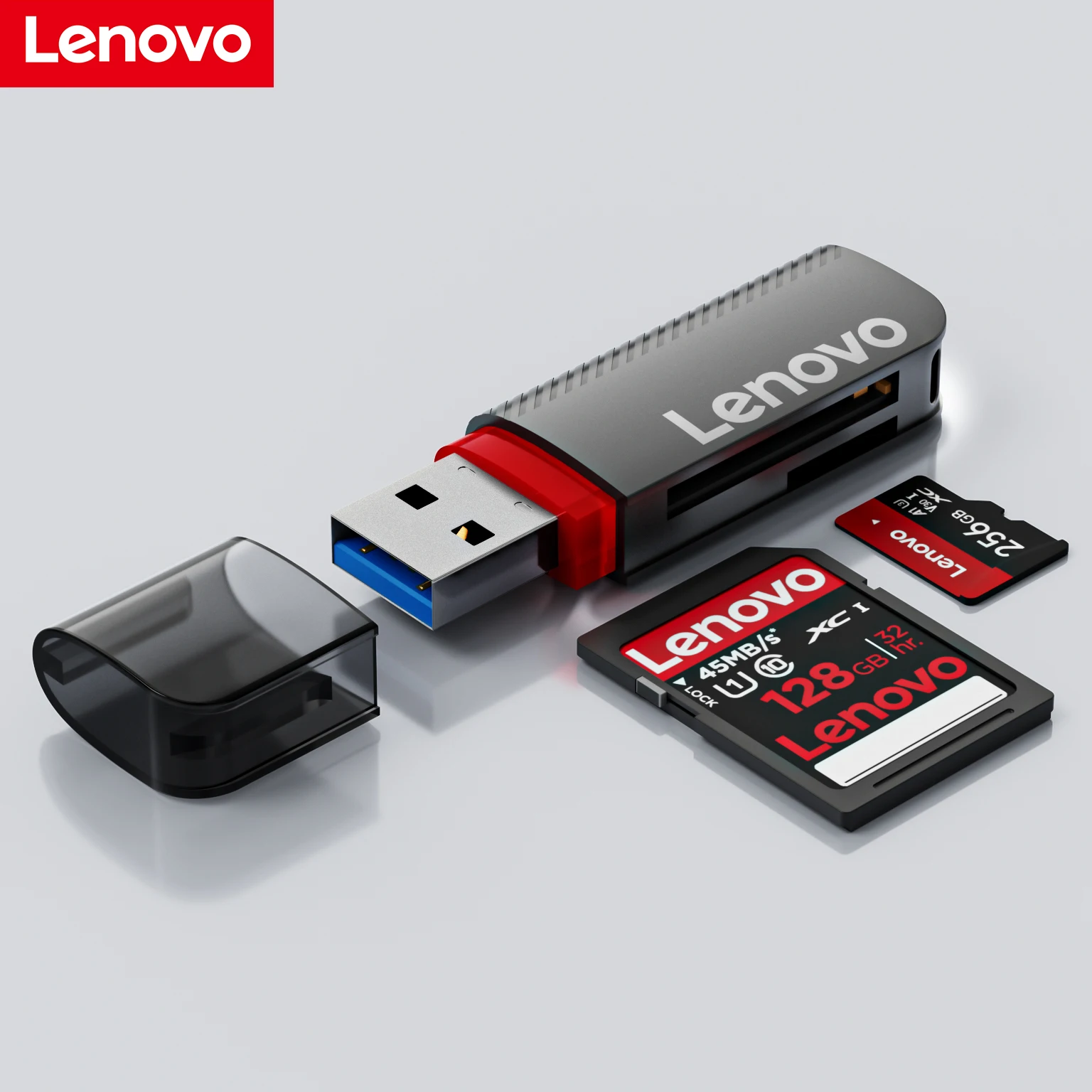 Lenovo USB 3.0 SD Card Reader Dual Slot – Fast SD & Micro SD Memory Card Reader for Camera, Photographer, Laptop
Lenovo USB 3.0 SD Card Reader Dual Slot – Fast SD & Micro SD Memory Card Reader for Camera, Photographer, Laptop