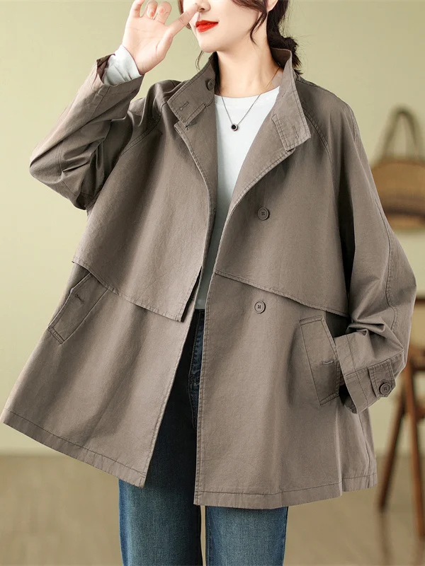 Casual Sle Women's Long Coat Spring Autumn Loose Fit Design Sensation Middling Length Open Cardigan Outerwear Jaet
Casual Sle Women's Long Coat Spring Autumn Loose Fit Design Sensation Middling Length Open Cardigan Outerwear Jaet
