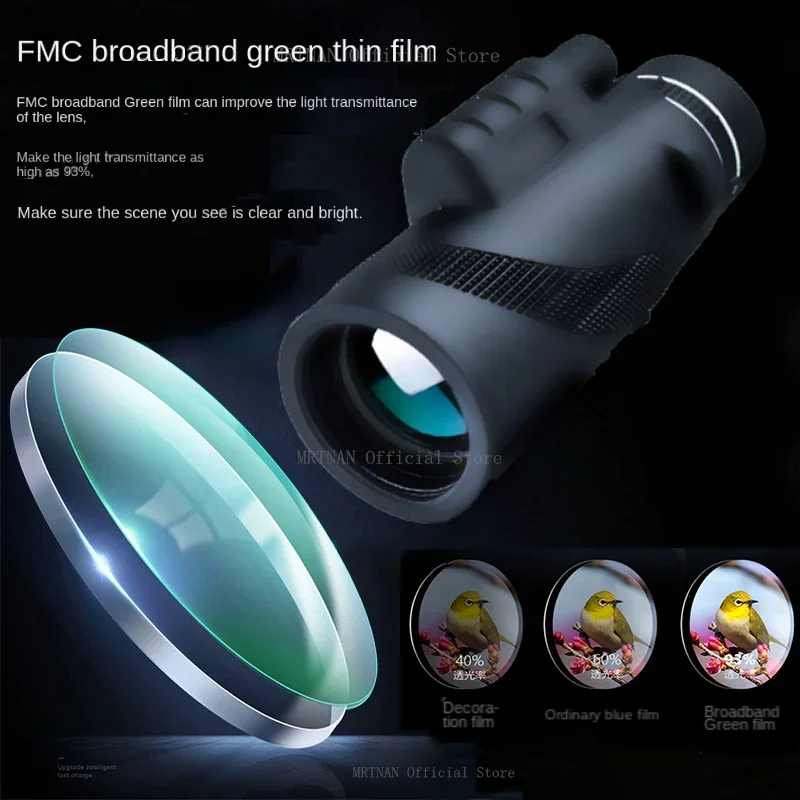 80X100 Hd Monocular Telescope 8000M Long Range Zoom Bak4 Prism Telescope with Tripod Phone Clip for Hunting Outdoor Camping
80X100 Hd Monocular Telescope 8000M Long Range Zoom Bak4 Prism Telescope with Tripod Phone Clip for Hunting Outdoor Camping