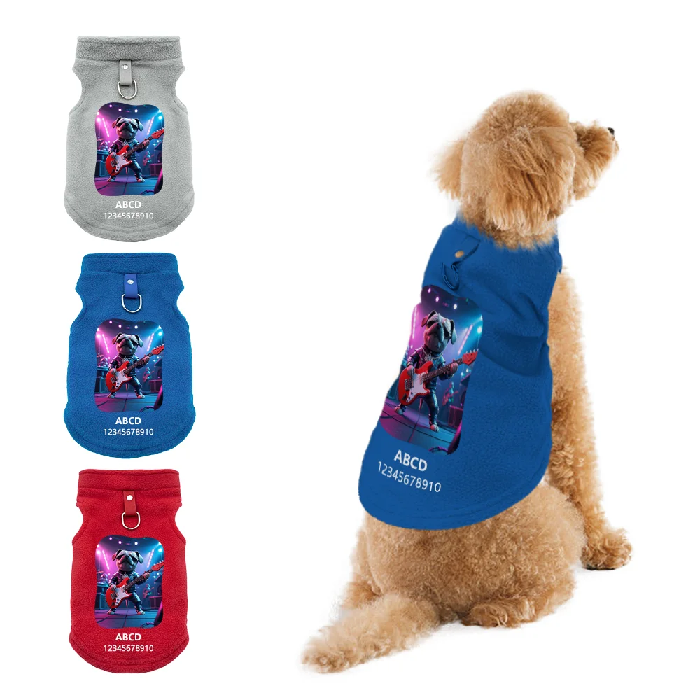 custom dog vest Rock guitarist style dog clothes costume for dogs costume puppy clothes dogs coat pets autumn and winter clothes
custom dog vest Rock guitarist style dog clothes costume for dogs costume puppy clothes dogs coat pets autumn and winter clothes