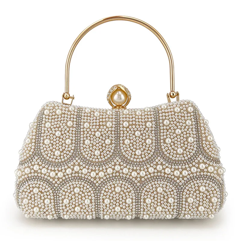 Elegant 2025 New Pearl Evening Bags for Women Fashionable Wedding Dinner Party Banquet Dress Clutch Bag Bolsa Feminina
Elegant 2025 New Pearl Evening Bags for Women Fashionable Wedding Dinner Party Banquet Dress Clutch Bag Bolsa Feminina