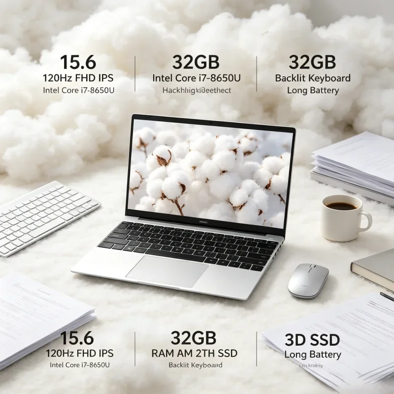 15.6" 120Hz FHD IPS Laptop Intel Core I7-8650U 32GB RAM 2TB SSD Backlit Keyboard Long Battery Notebook
15.6" 120Hz FHD IPS Laptop Intel Core I7-8650U 32GB RAM 2TB SSD Backlit Keyboard Long Battery Notebook