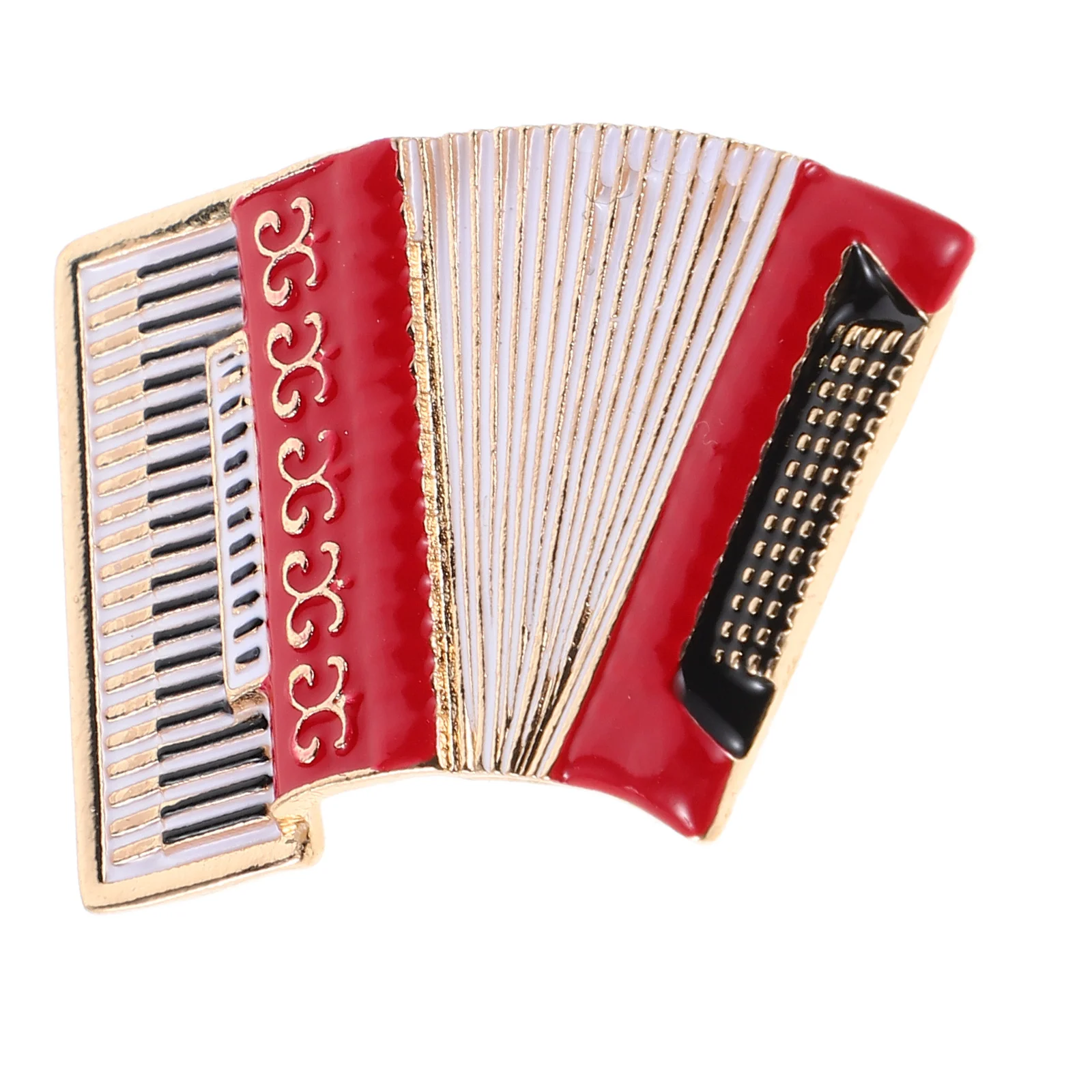 Accordion Shaped Brooch Alloy Durable Hand-Painted Music Pin Lightweight Secure Clasp Musical Badge for Clothes
Accordion Shaped Brooch Alloy Durable Hand-Painted Music Pin Lightweight Secure Clasp Musical Badge for Clothes