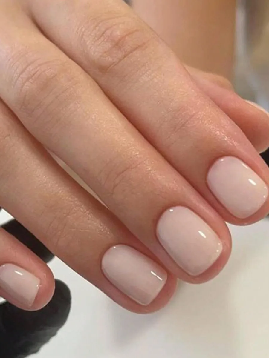 24pcs Short Square Minimalist Nude Color Nail Stickers + 1pc Jelly Gel + 1pc Nail File Manicure Set, Press-On Nail Art Supplies
24pcs Short Square Minimalist Nude Color Nail Stickers + 1pc Jelly Gel + 1pc Nail File Manicure Set, Press-On Nail Art Supplies