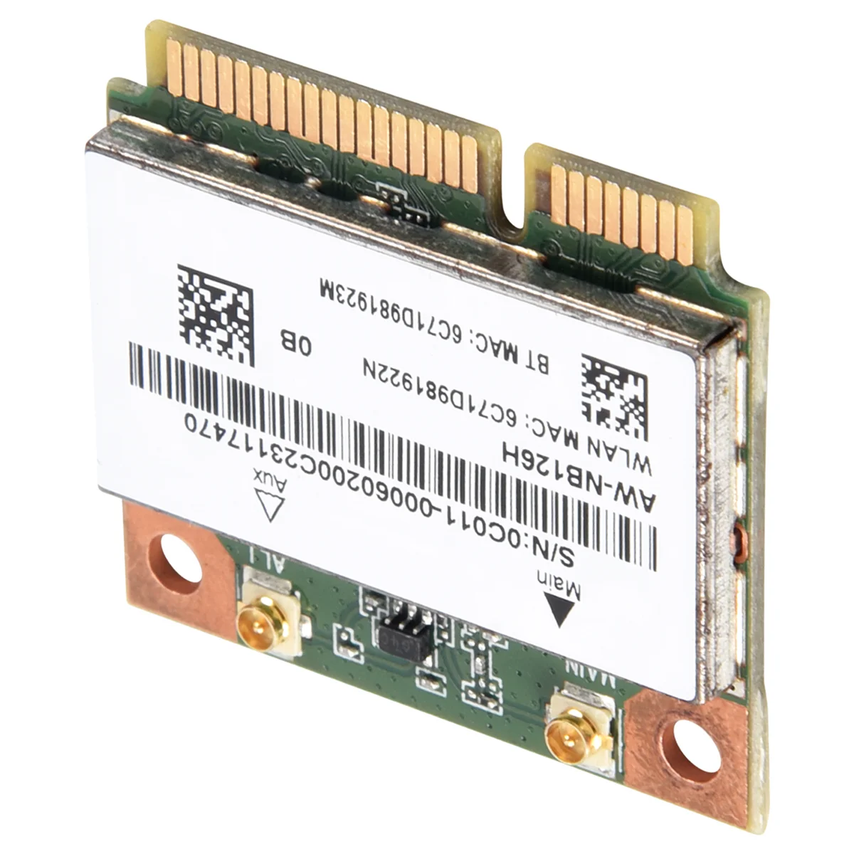 ZDH SSEA New for AzureWave AW-NB097H AW-NB100H AW-NB126H AR3012 AR5B225 Half Mini PCI-E Wifi BT4.0 Wlan Wireless Card
ZDH SSEA New for AzureWave AW-NB097H AW-NB100H AW-NB126H AR3012 AR5B225 Half Mini PCI-E Wifi BT4.0 Wlan Wireless Card
