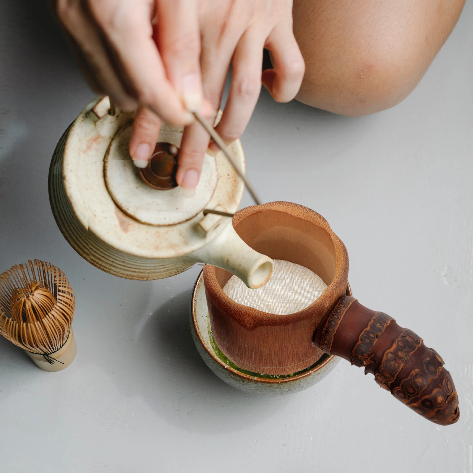 Tea Strainer Bamboo Root Filter Pot Accessories Creative Infuser Kitchen Tools Home Teapot Leakproof Easy Clean for Loose 
Tea Strainer Bamboo Root Filter Pot Accessories Creative Infuser Kitchen Tools Home Teapot Leakproof Easy Clean for Loose