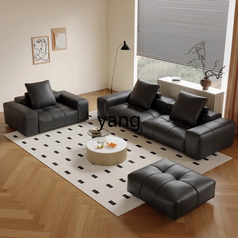 LTT leather sofa living room small apartment module straight row sofa
LTT leather sofa living room small apartment module straight row sofa
