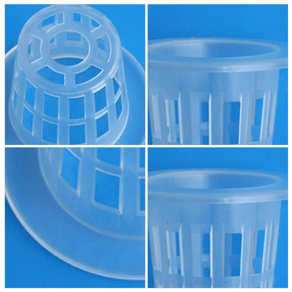 100Pcs Nursery Cups Plastic Net Hydroponic Basket Durable Soilless Culture Plant Cups for Garden Use Soilless Hydroponic Basket
100Pcs Nursery Cups Plastic Net Hydroponic Basket Durable Soilless Culture Plant Cups for Garden Use Soilless Hydroponic Basket