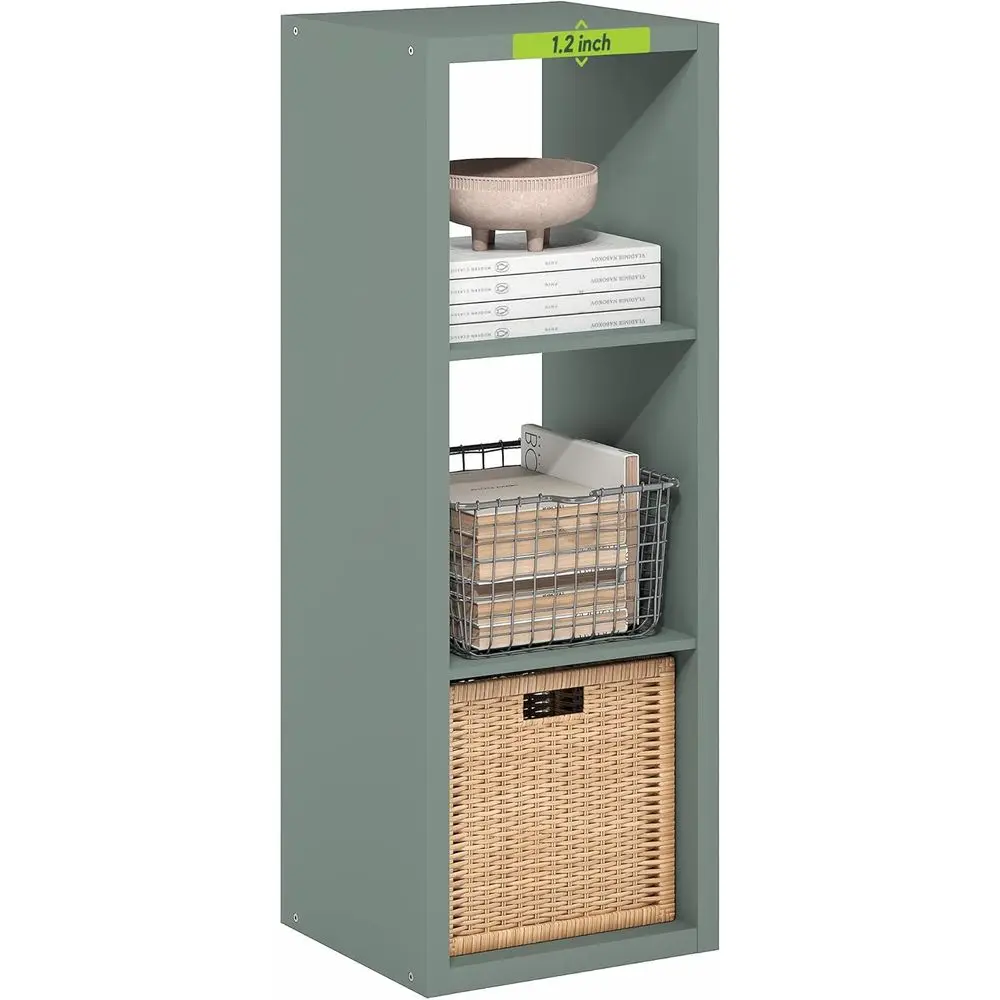 Cubicle Book Shelf, 3-Cube Bookshelf, Extra Thick Frame Horizontally & Vertically Reversible Bookcase with Open Back, 14.6" x 16
Cubicle Book Shelf, 3-Cube Bookshelf, Extra Thick Frame Horizontally & Vertically Reversible Bookcase with Open Back, 14.6" x 16