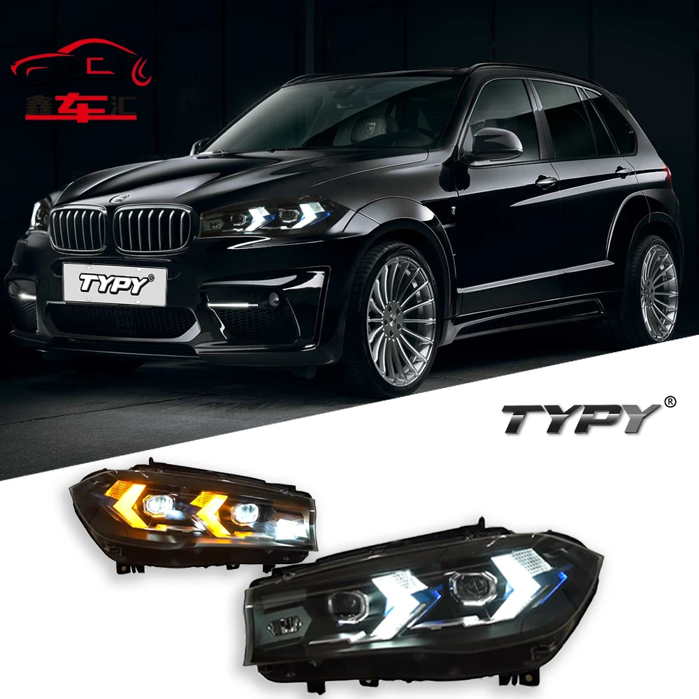 TYPY Car For BMW X5 F15 Headlight 2014-2018 Upgrade Modified to New DRL Dynamic Turn Signal LED Headlight Auto Accessories
TYPY Car For BMW X5 F15 Headlight 2014-2018 Upgrade Modified to New DRL Dynamic Turn Signal LED Headlight Auto Accessories