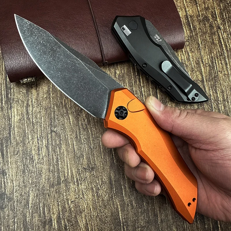 KS 7100 Folding Knife Tactical Survival CPM154 Blade Stone Wash Camping Outdoor Pocket Knives EDC Tools CNC Aluminum Handle
KS 7100 Folding Knife Tactical Survival CPM154 Blade Stone Wash Camping Outdoor Pocket Knives EDC Tools CNC Aluminum Handle