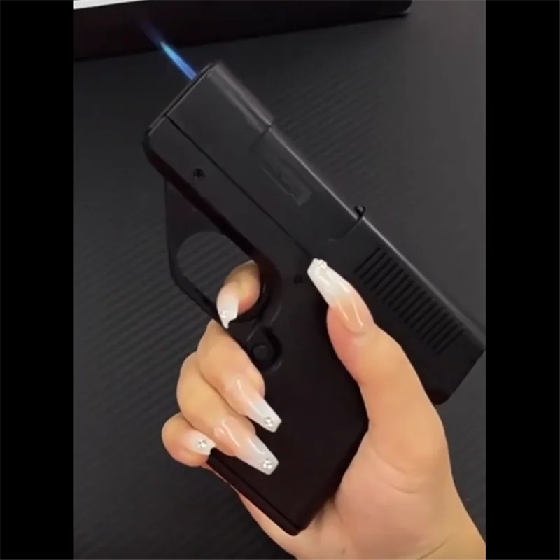 Pistol Style Lighters with 3 Cigarette Case Jet Turb Lighter Gas Lighter Capacity 10PCS Windproof Cigar Lighter Gadgets for Men
Pistol Style Lighters with 3 Cigarette Case Jet Turb Lighter Gas Lighter Capacity 10PCS Windproof Cigar Lighter Gadgets for Men