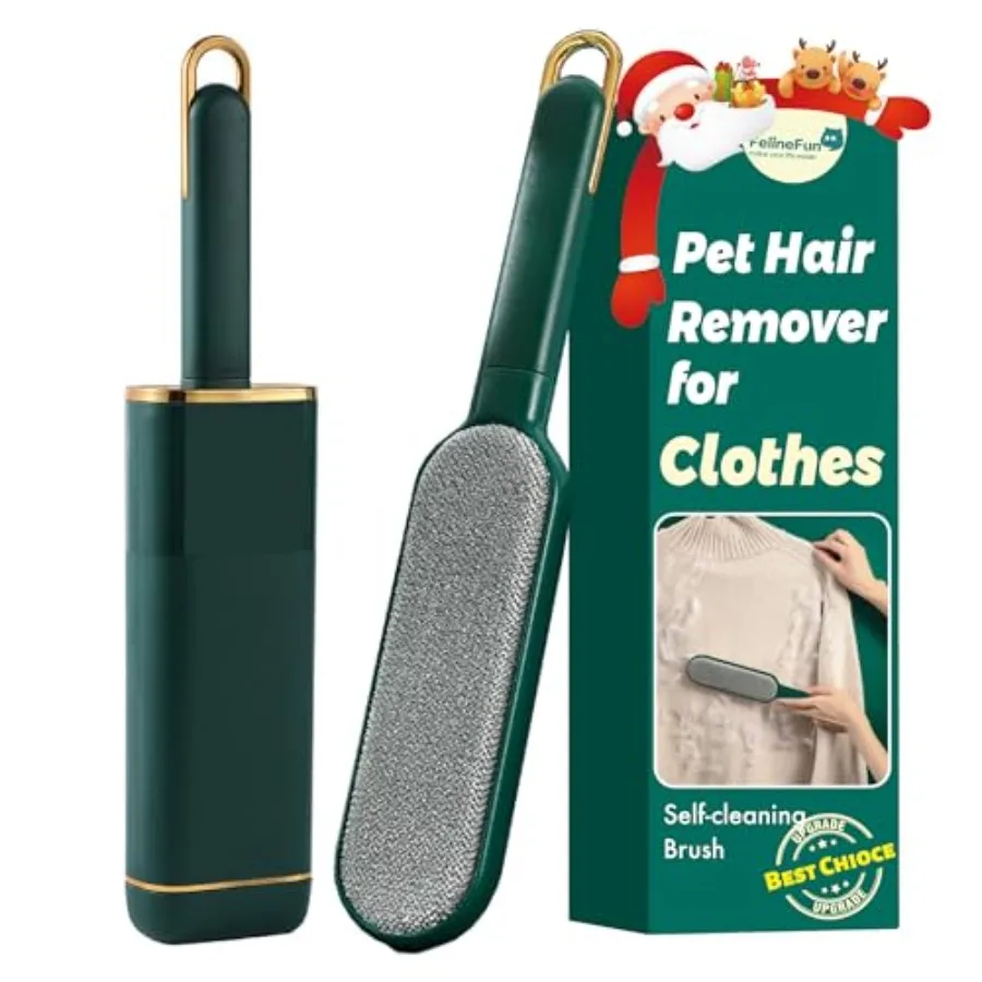 Reusable Pet Hair Remover for Clothes, Couch and Bedding, Self-Cleaning Lint Brush for Dog and Cat Hair
Reusable Pet Hair Remover for Clothes, Couch and Bedding, Self-Cleaning Lint Brush for Dog and Cat Hair