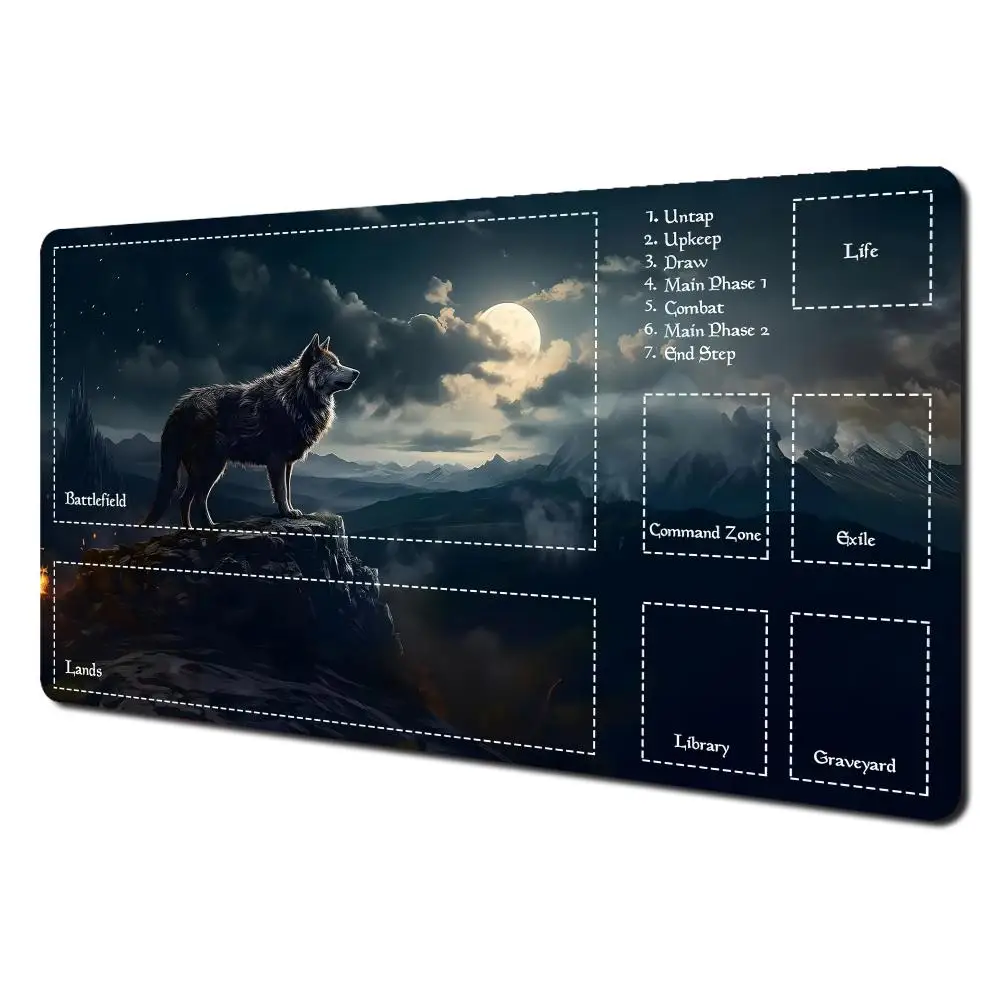 Коврик для мыши с волком, волшебный игровой коврик, игровой коврик TCG CCG, игровой коврик, дуэльные коврики, карты для начинающих, битвы, Commander, игровой настольный коврик
Коврик для мыши с волком, волшебный игровой коврик, игровой коврик TCG CCG, игровой коврик, дуэльные коврики, карты для начинающих, битвы, Commander, игровой настольный коврик