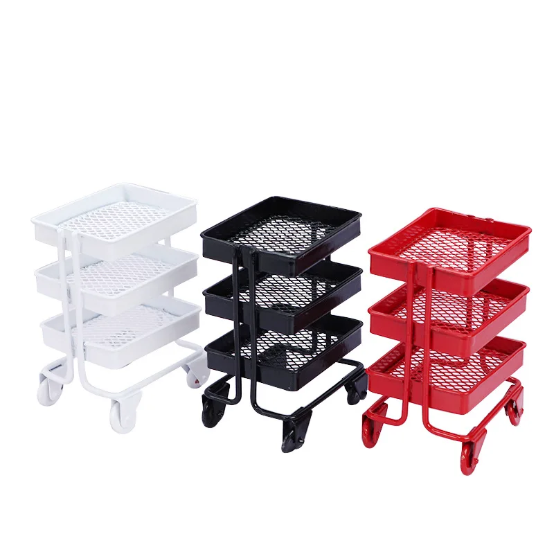 2pcs1:12 Dollhouse Miniature Metal Trolley Colorful Rolling Storage Cart Simulated Movable Display Rack for Dollhouse Decoration
2pcs1:12 Dollhouse Miniature Metal Trolley Colorful Rolling Storage Cart Simulated Movable Display Rack for Dollhouse Decoration