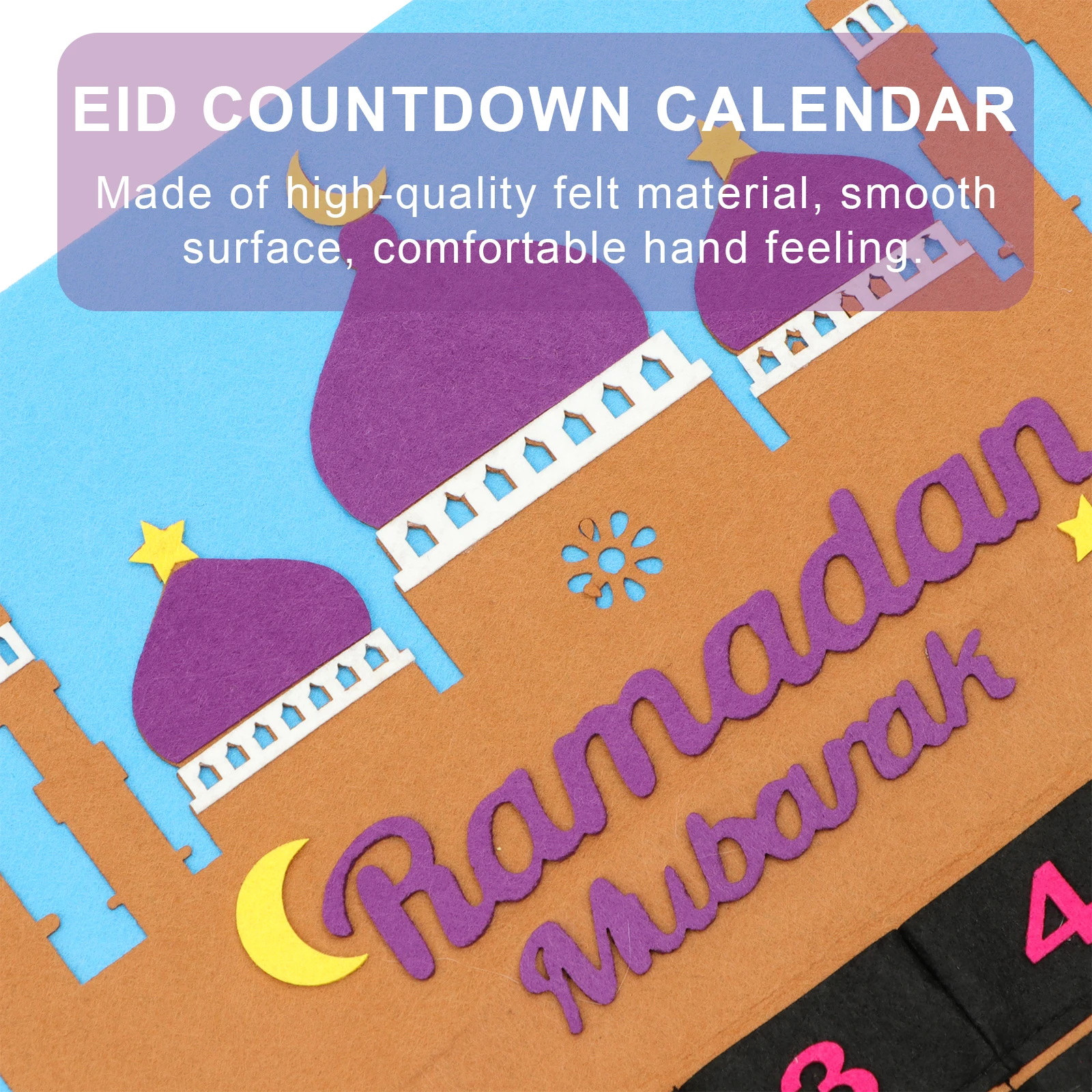 2 шт. обратный отсчет Рамадан настенный декор фетр многоразовый домашний торговый центр использование отеля Рамадан обратный отсчет Ид подарочная стена
2 шт. обратный отсчет Рамадан настенный декор фетр многоразовый домашний торговый центр использование отеля Рамадан обратный отсчет Ид подарочная стена