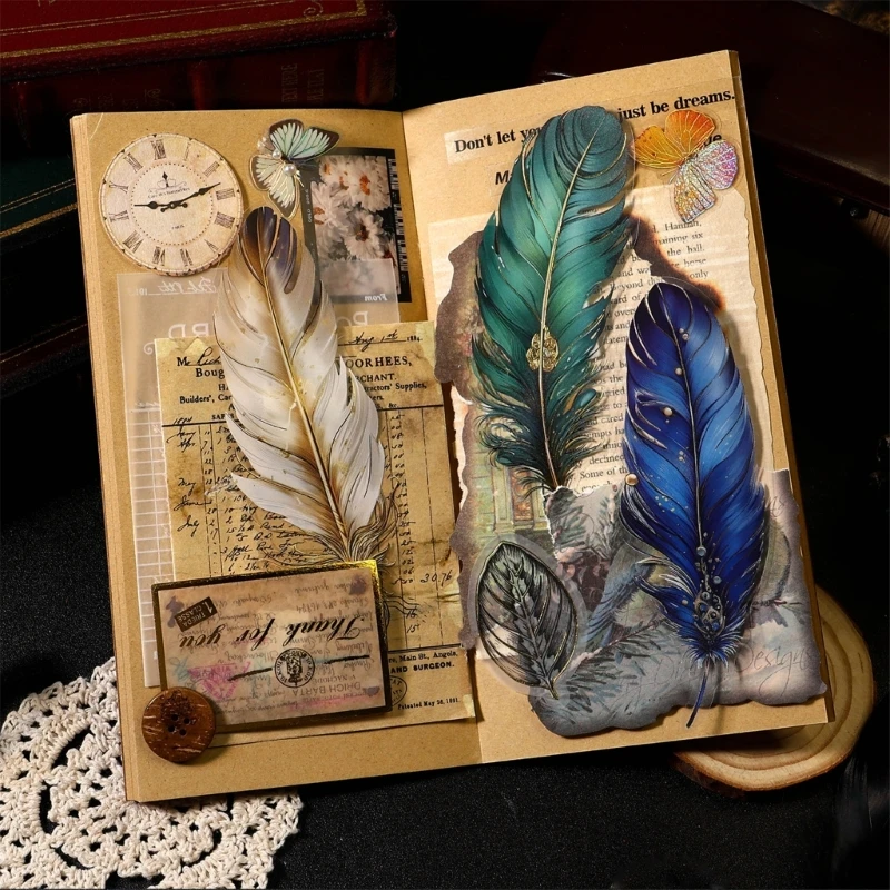 HX6A 5Pcs Retro PET Sticker Decorative Sticker For Journaling Phone Case
HX6A 5Pcs Retro PET Sticker Decorative Sticker For Journaling Phone Case