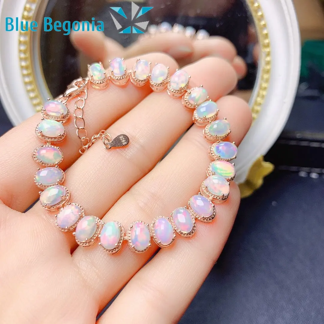 Natural Opal Bracelet Luxury Bracelets for Women S925 Sterling Silver Premium Engagement Wedding Jewelry Gifts 4*6MM Gemstones
Natural Opal Bracelet Luxury Bracelets for Women S925 Sterling Silver Premium Engagement Wedding Jewelry Gifts 4*6MM Gemstones