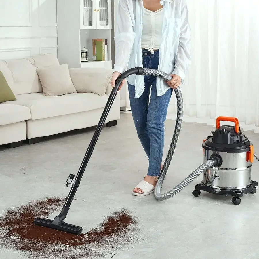 Wet Dry Vac, 2.6 Gallon, 2.5 Peak , 3 In 1 Portable Shop Vacuum With Blowing Function, Attachments Storage, Perfect For Cleaning
Wet Dry Vac, 2.6 Gallon, 2.5 Peak , 3 In 1 Portable Shop Vacuum With Blowing Function, Attachments Storage, Perfect For Cleaning