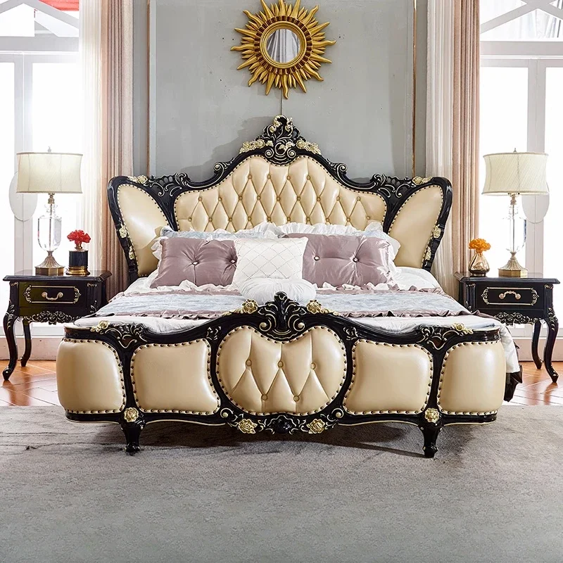 Nordic Luxury Bed Black Double King High End Twin Frame Double Bed Modern Sleeping Cama Matrimonio Furniture For Bedroom
Nordic Luxury Bed Black Double King High End Twin Frame Double Bed Modern Sleeping Cama Matrimonio Furniture For Bedroom