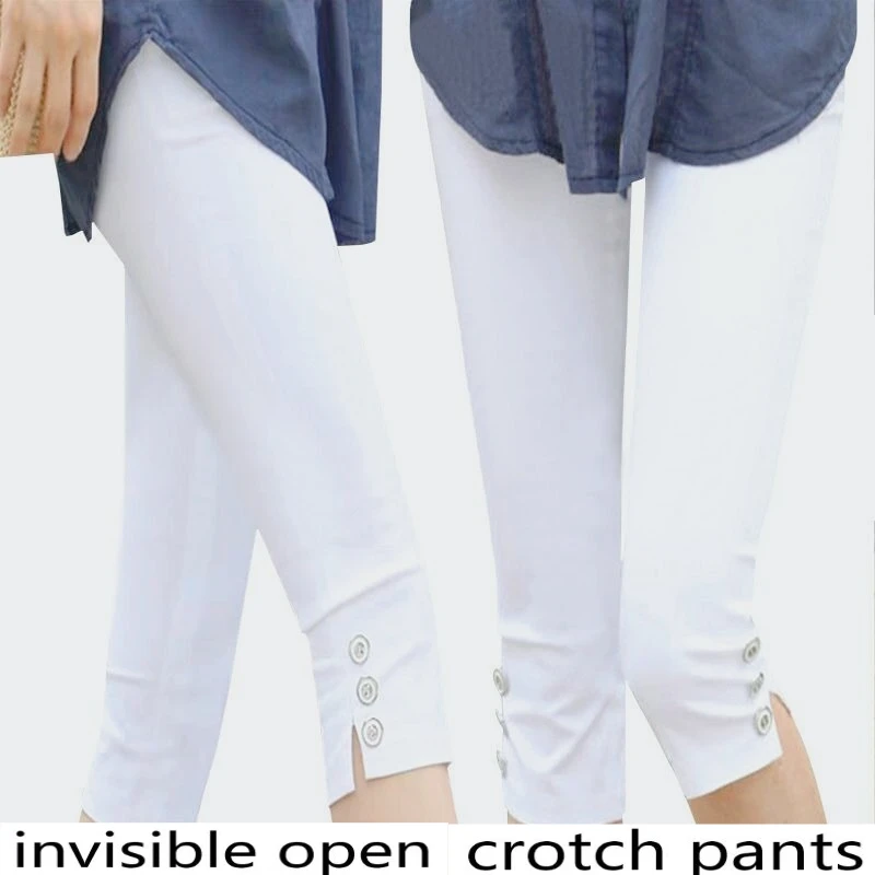 Invisible crotch pants wear high-waisted leggings in summer, women's elastic slim-fitting cropped pants, couples dating,
Invisible crotch pants wear high-waisted leggings in summer, women's elastic slim-fitting cropped pants, couples dating,