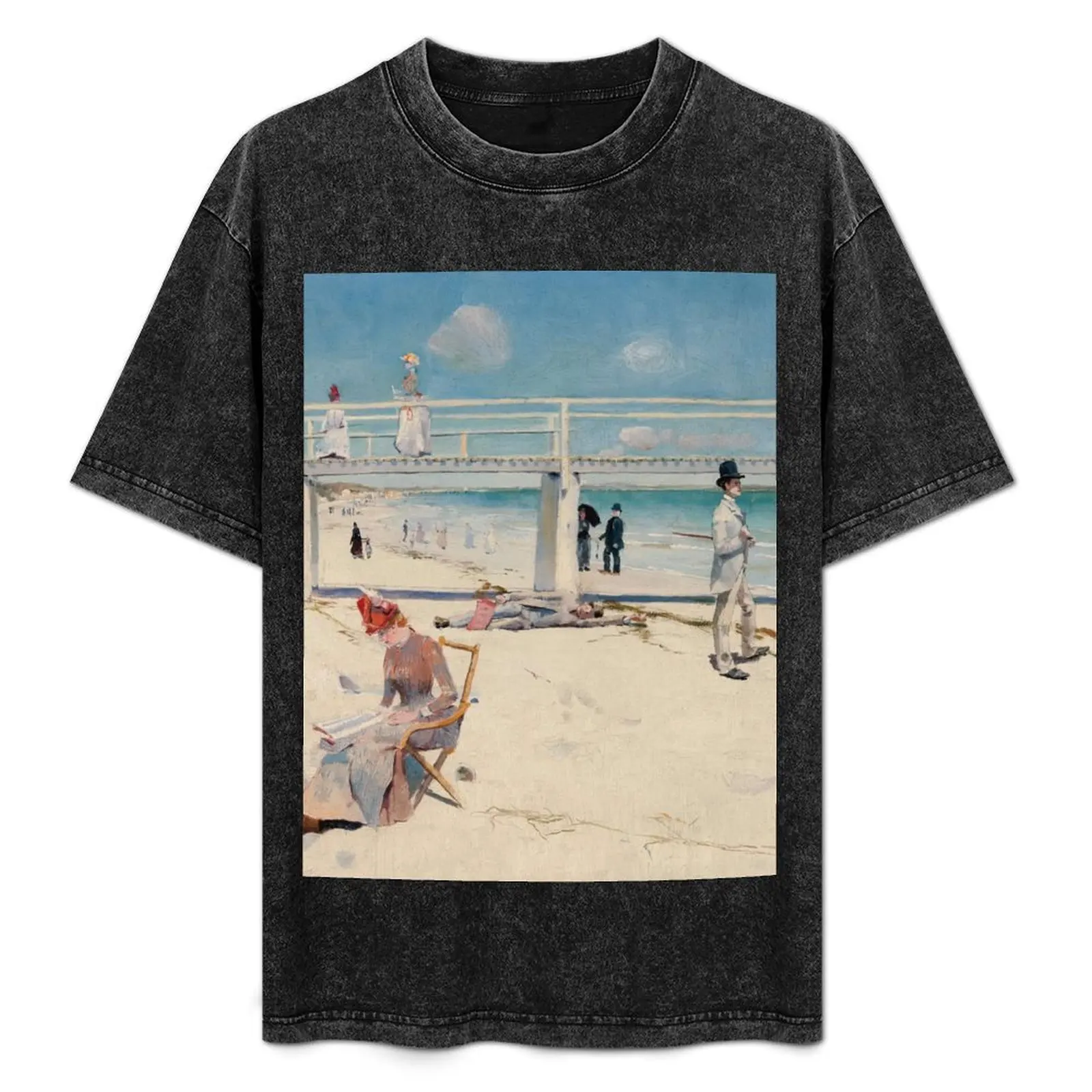 Charles Conder - A Holiday At Mentone 1888 T-Shirt Summer Holiday T-Shirt
Charles Conder - A Holiday At Mentone 1888 T-Shirt Summer Holiday T-Shirt