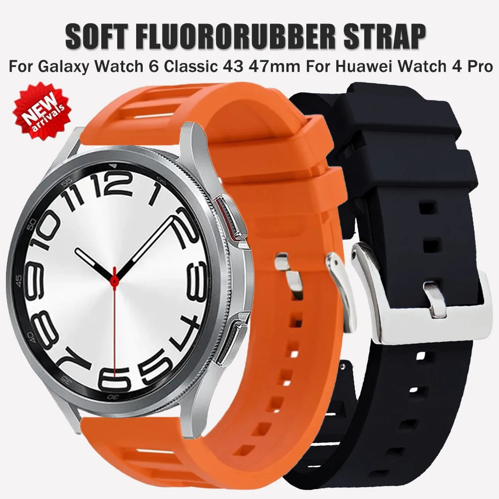 Ремешок резиновый 20 мм 22 мм для Samsung Galaxy Watch6 Classic 43 47 мм 6/5/4 40 44 мм 5Pro 45 мм для Huawei Watch4Pro GT2/3Pro 43 мм 46 мм 
Ремешок резиновый 20 мм 22 мм для Samsung Galaxy Watch6 Classic 43 47 мм 6/5/4 40 44 мм 5Pro 45 мм для Huawei Watch4Pro GT2/3Pro 43 мм 46 мм