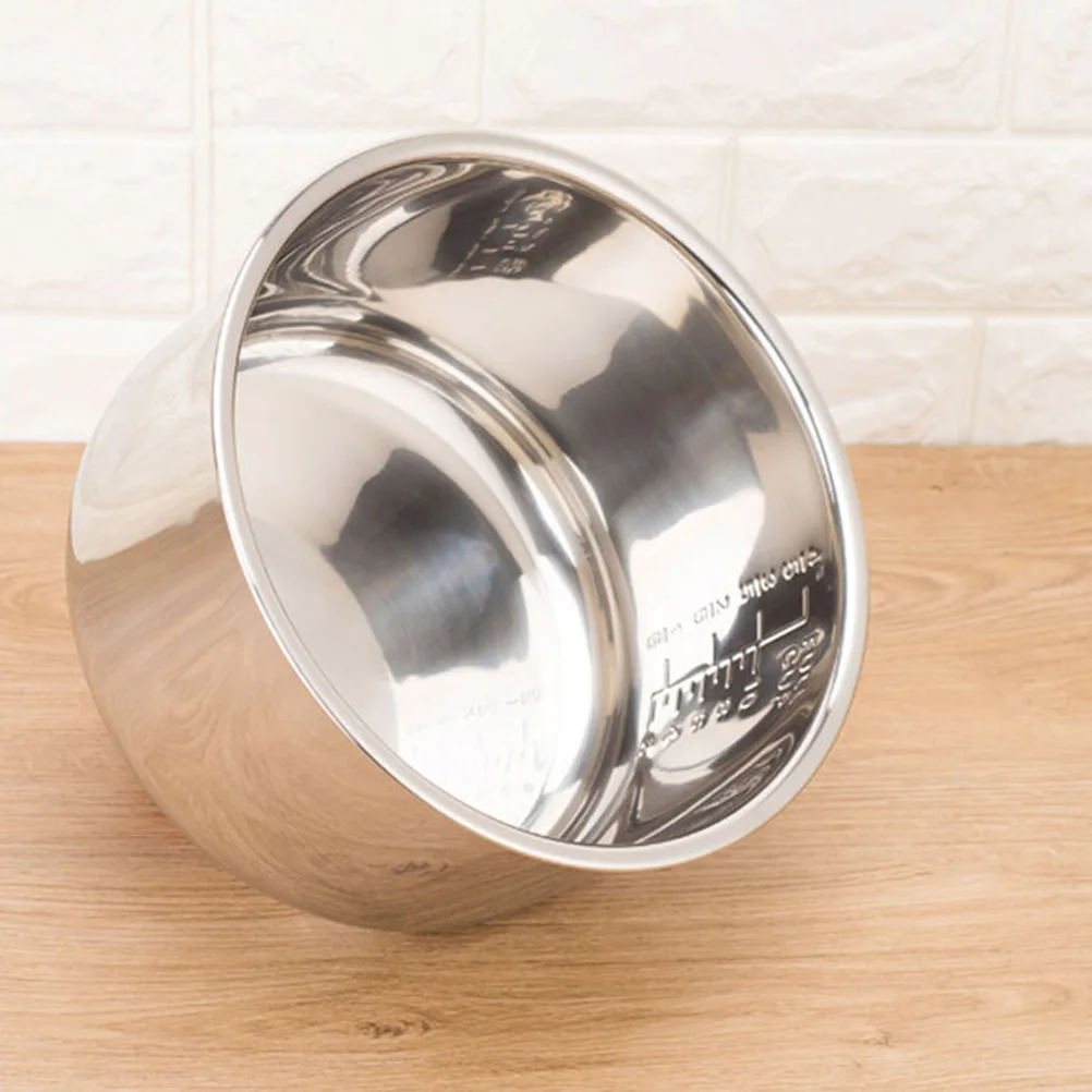 1pc 304 Stainless Steel Rice Cooker Inner Pot Thickened Bottom Universal Replacement Liner for Models 131-132 Multi Use Kitchen
1pc 304 Stainless Steel Rice Cooker Inner Pot Thickened Bottom Universal Replacement Liner for Models 131-132 Multi Use Kitchen