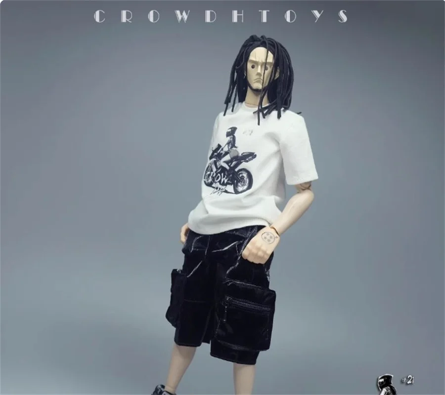 CROW DH TOYS 1/6 Scale Soldier Accessories Trendy T-shirt Shorts High Quality Model For 12'' Action Figure Body In Stock
CROW DH TOYS 1/6 Scale Soldier Accessories Trendy T-shirt Shorts High Quality Model For 12'' Action Figure Body In Stock