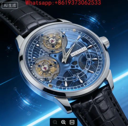 New Double Tourbillon Men's Business Perspective Hollow Mechanical Watch Sapphire Mirror Fashion Watch
New Double Tourbillon Men's Business Perspective Hollow Mechanical Watch Sapphire Mirror Fashion Watch