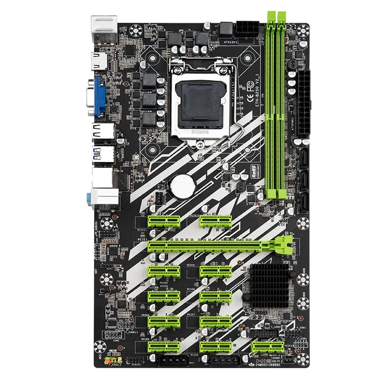 ETH-B250 computer motherboard dual-channel DDR4 memory LGA1151 processor CPU Gigabit network adapter
ETH-B250 computer motherboard dual-channel DDR4 memory LGA1151 processor CPU Gigabit network adapter