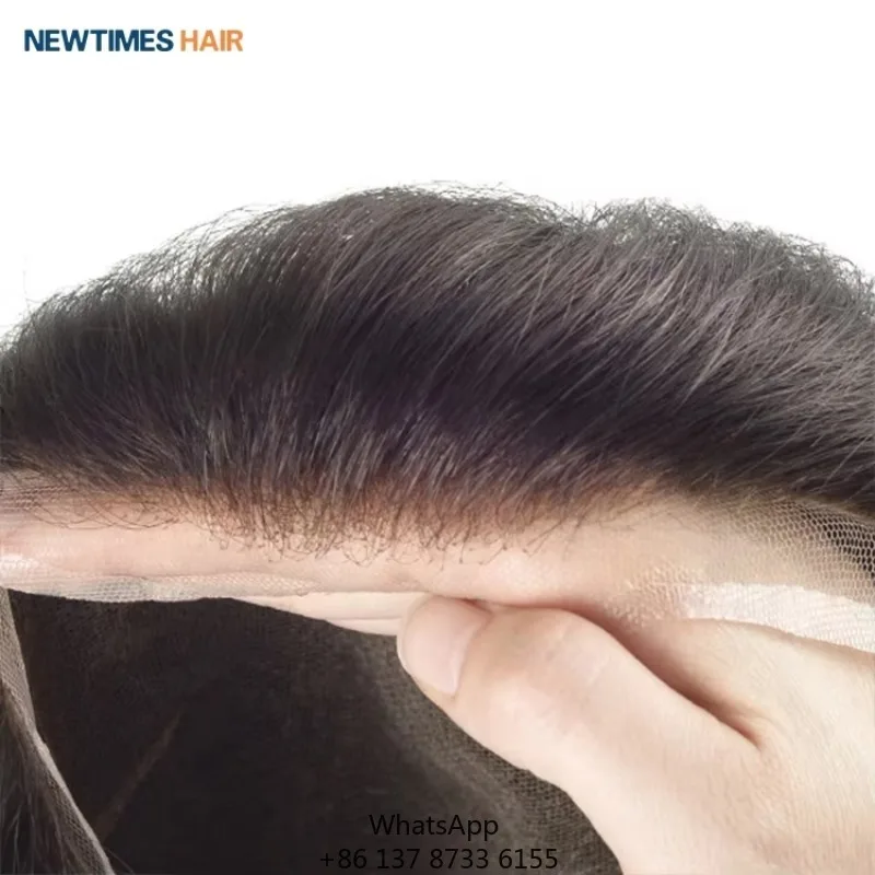 HS7 Bleach Knots Натуральная линия волос Полная кружевная система замены волос Мужской парик
HS7 Bleach Knots Натуральная линия волос Полная кружевная система замены волос Мужской парик