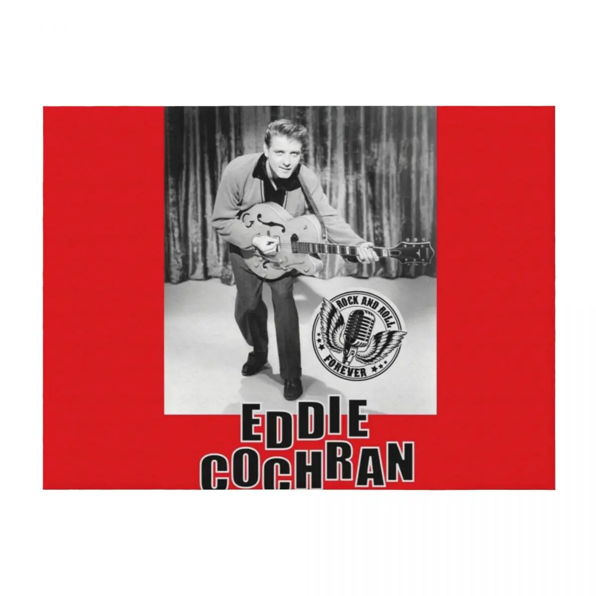 Eddie Cochran Throw Blanket blankets ands Flannel Fabric Bed Fashionable Polar Blankets 
Eddie Cochran Throw Blanket blankets ands Flannel Fabric Bed Fashionable Polar Blankets