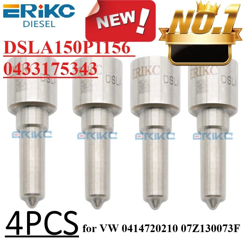 4PCS DSLA150P1156 Diesel Fuel Injector Nozzle Tip 0433175343 for VW 0414720210 07Z130073F DSLA 150P 1156
4PCS DSLA150P1156 Diesel Fuel Injector Nozzle Tip 0433175343 for VW 0414720210 07Z130073F DSLA 150P 1156