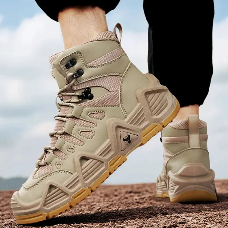 Outdoor Hiking Waterproof Straps Breathable Motorcycle Shoes Men Tactical Boots with Straps for Combat Training Shoes Zapatos
Outdoor Hiking Waterproof Straps Breathable Motorcycle Shoes Men Tactical Boots with Straps for Combat Training Shoes Zapatos