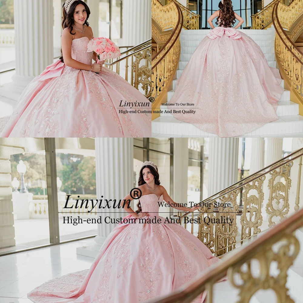 Платье Quinceanera с аппликацией принцессы, 2025 г., без бретелек, милые бальные платья для вечеринки по случаю дня рождения 16, свадебные платья по индивидуальному заказу, de 15 розовых женщин
Платье Quinceanera с аппликацией принцессы, 2025 г., без бретелек, милые бальные платья для вечеринки по случаю дня рождения 16, свадебные платья по индивидуальному заказу, de 15 розовых женщин