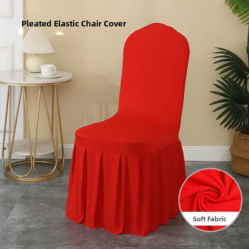 Elastic Pleated Skirt Chair Cover Hotel Universal Wedding Banquet Dinner Restaurant Stool Cover All-Inclusive Polyester Pure ...
Elastic Pleated Skirt Chair Cover Hotel Universal Wedding Banquet Dinner Restaurant Stool Cover All-Inclusive Polyester Pure ...
