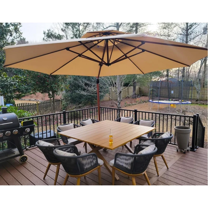 13ft Beige Patio, Large Cantilever Offset Design, Windproof Heavy Duty Garden, Deck, Pool, Outdoor
13ft Beige Patio, Large Cantilever Offset Design, Windproof Heavy Duty Garden, Deck, Pool, Outdoor