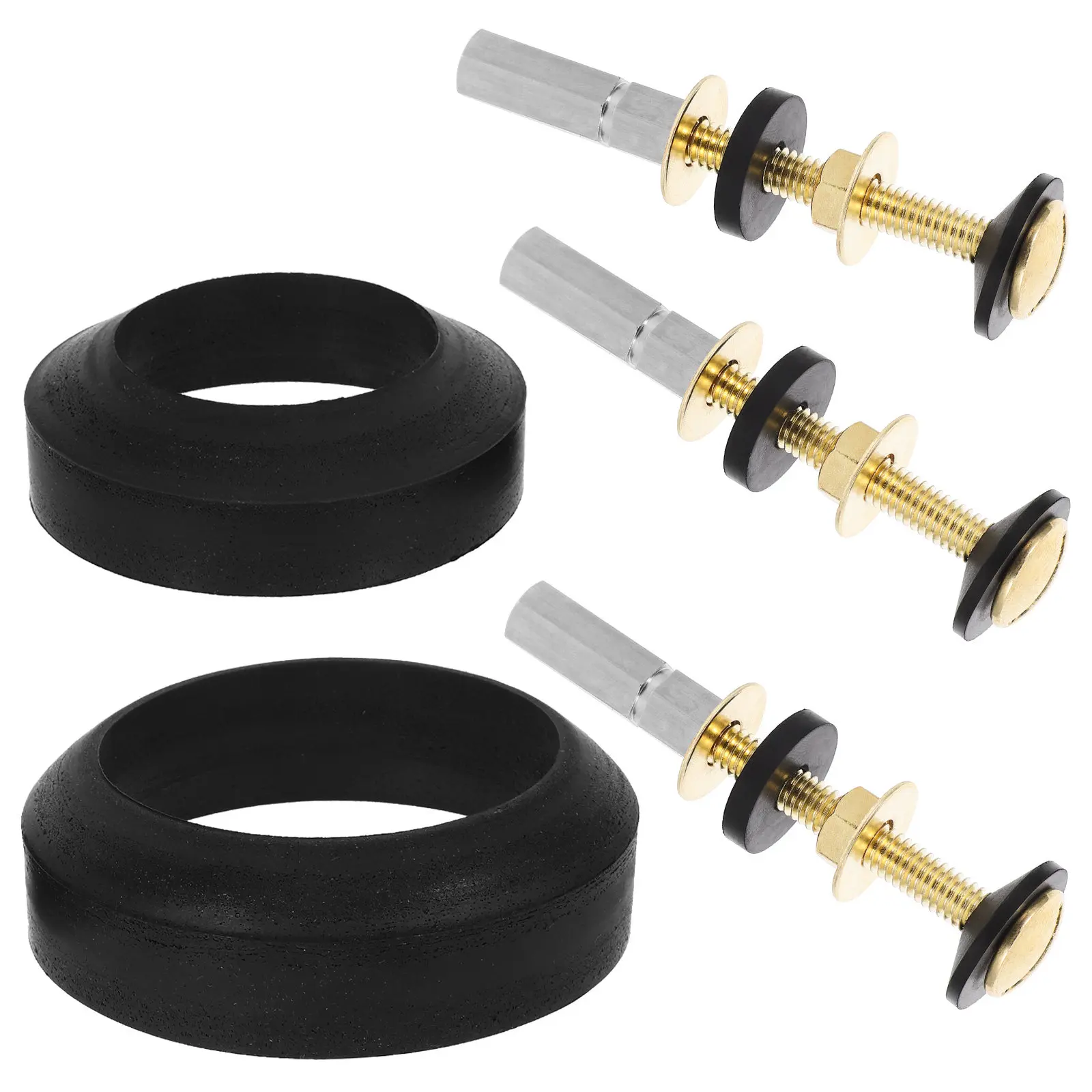 1Set Toilet Tank Bolts Gasket Kit Versatile Replacement for Traditional Leakproof Toilet Seal Ring
1Set Toilet Tank Bolts Gasket Kit Versatile Replacement for Traditional Leakproof Toilet Seal Ring