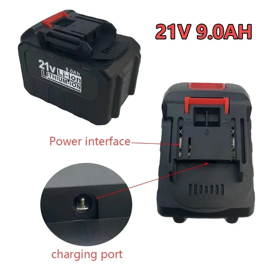 18-20V rechargeable 9000mAh lithium-ion battery, suitable for replacing batteries in 21V 18V electric tools
18-20V rechargeable 9000mAh lithium-ion battery, suitable for replacing batteries in 21V 18V electric tools
