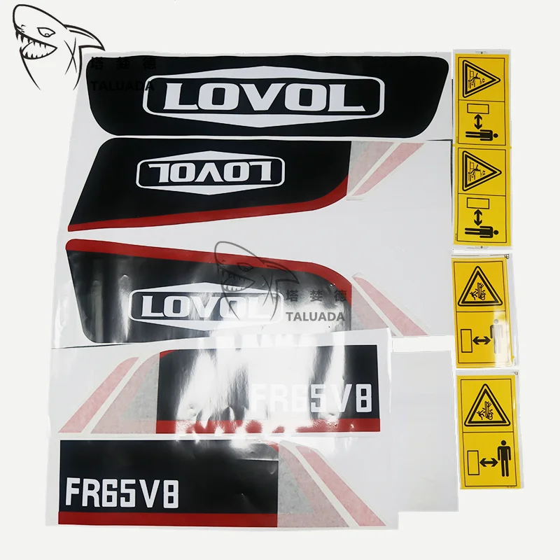For Lovol Whole Set Machine Sticker FR65V8 decoration decals dangerous sign Lovol logo sticker Hot Sale Excavator Parts
For Lovol Whole Set Machine Sticker FR65V8 decoration decals dangerous sign Lovol logo sticker Hot Sale Excavator Parts