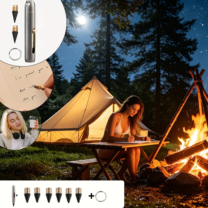 Compact Titanium Alloy Mini Tactical Pen with Sharp Erasable Pencil and Keychain - Portable Emergency Writing Tool
Compact Titanium Alloy Mini Tactical Pen with Sharp Erasable Pencil and Keychain - Portable Emergency Writing Tool