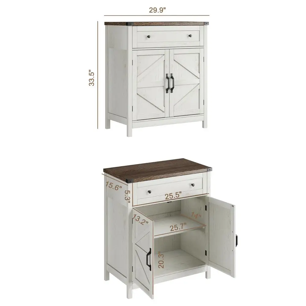 Kitchen Storage Cabinet, Coffee Bar Cabinet, Farmhouse Buffet Sideboard with Drawer for Kitchen, Living Room, White
Kitchen Storage Cabinet, Coffee Bar Cabinet, Farmhouse Buffet Sideboard with Drawer for Kitchen, Living Room, White