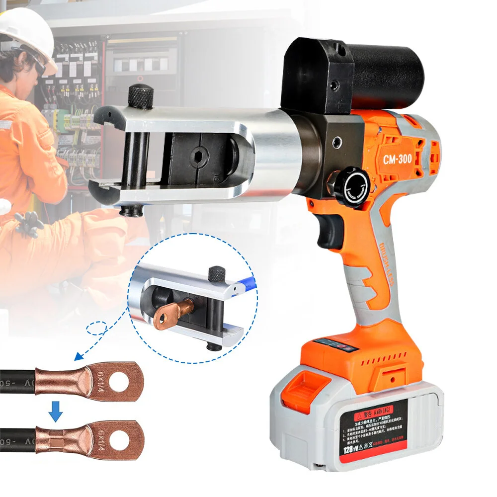 CM-300 Cordless Hydraulic Pliers Electric Hydraulic Crimping Tool Portable
CM-300 Cordless Hydraulic Pliers Electric Hydraulic Crimping Tool Portable