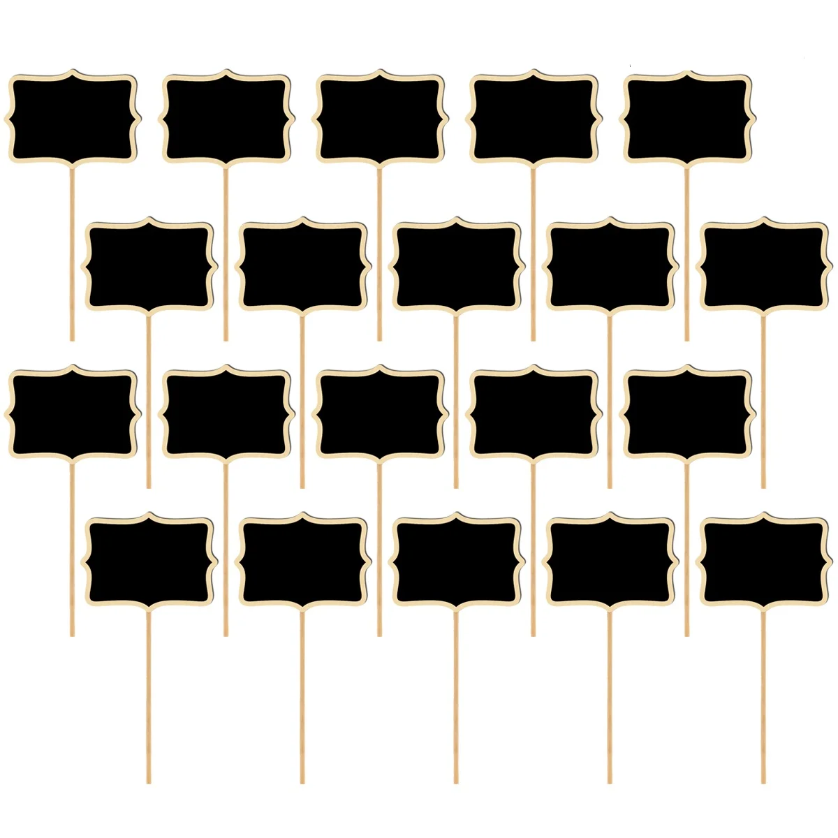 20 Pcs Mini Chalkboard Toppers Wood Blackboard Signs Small Message Boards Garden Flower Labels Plants Tags Decor
20 Pcs Mini Chalkboard Toppers Wood Blackboard Signs Small Message Boards Garden Flower Labels Plants Tags Decor