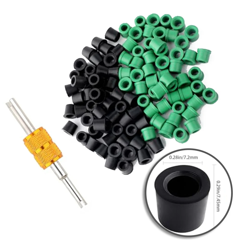 100Pc HVAC 1/4 Inch Quick Coupler Charging Gaskets Kit with Valve Core Remover Tool for AC Refrigeration Systems
100Pc HVAC 1/4 Inch Quick Coupler Charging Gaskets Kit with Valve Core Remover Tool for AC Refrigeration Systems