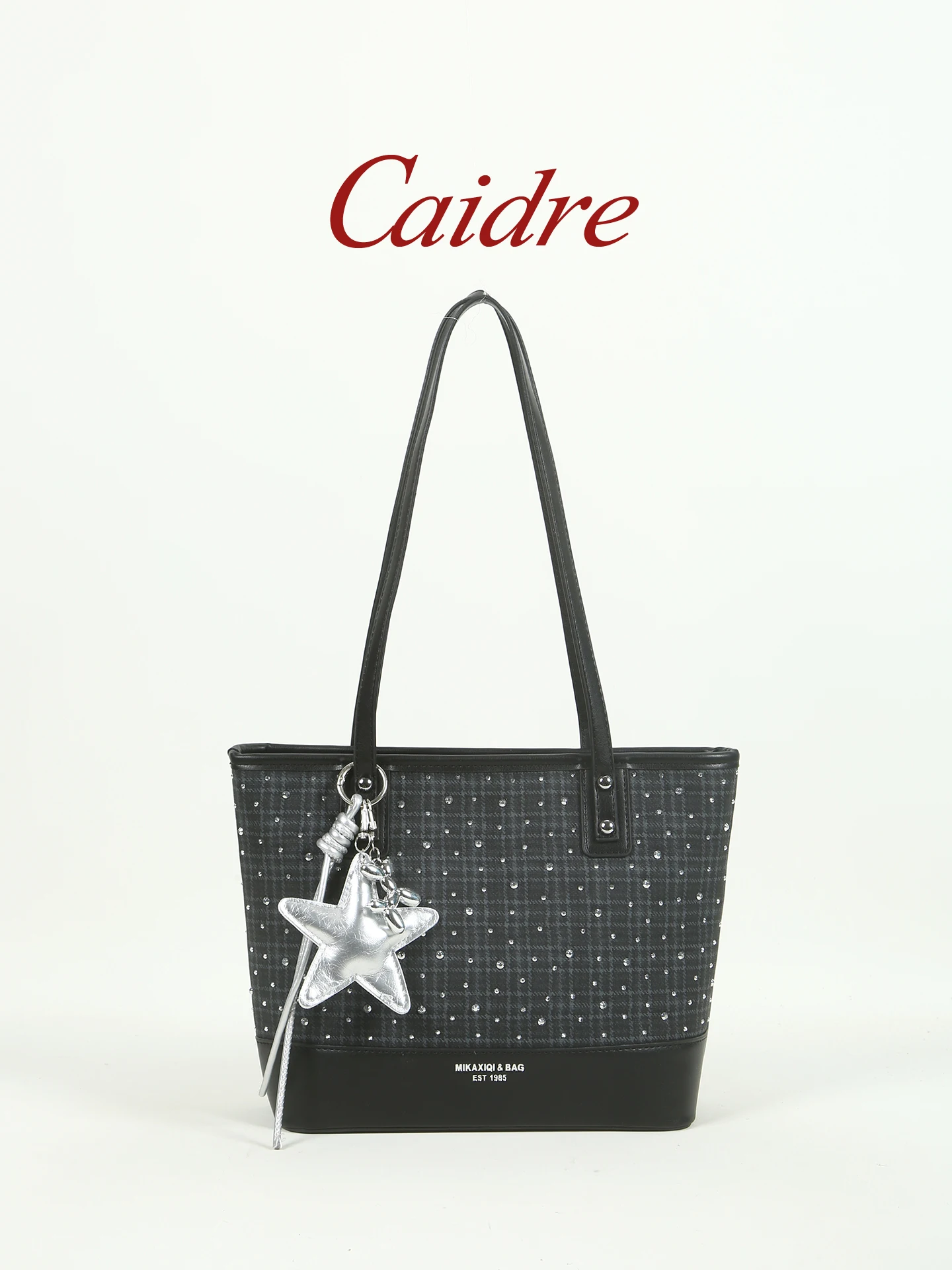 Caidre Sweet Cool Girl Diamond Embellished Canvas Tote Bag Large Capacity Handbag Commuter Single Shoulder Bag Korean Style
Caidre Sweet Cool Girl Diamond Embellished Canvas Tote Bag Large Capacity Handbag Commuter Single Shoulder Bag Korean Style