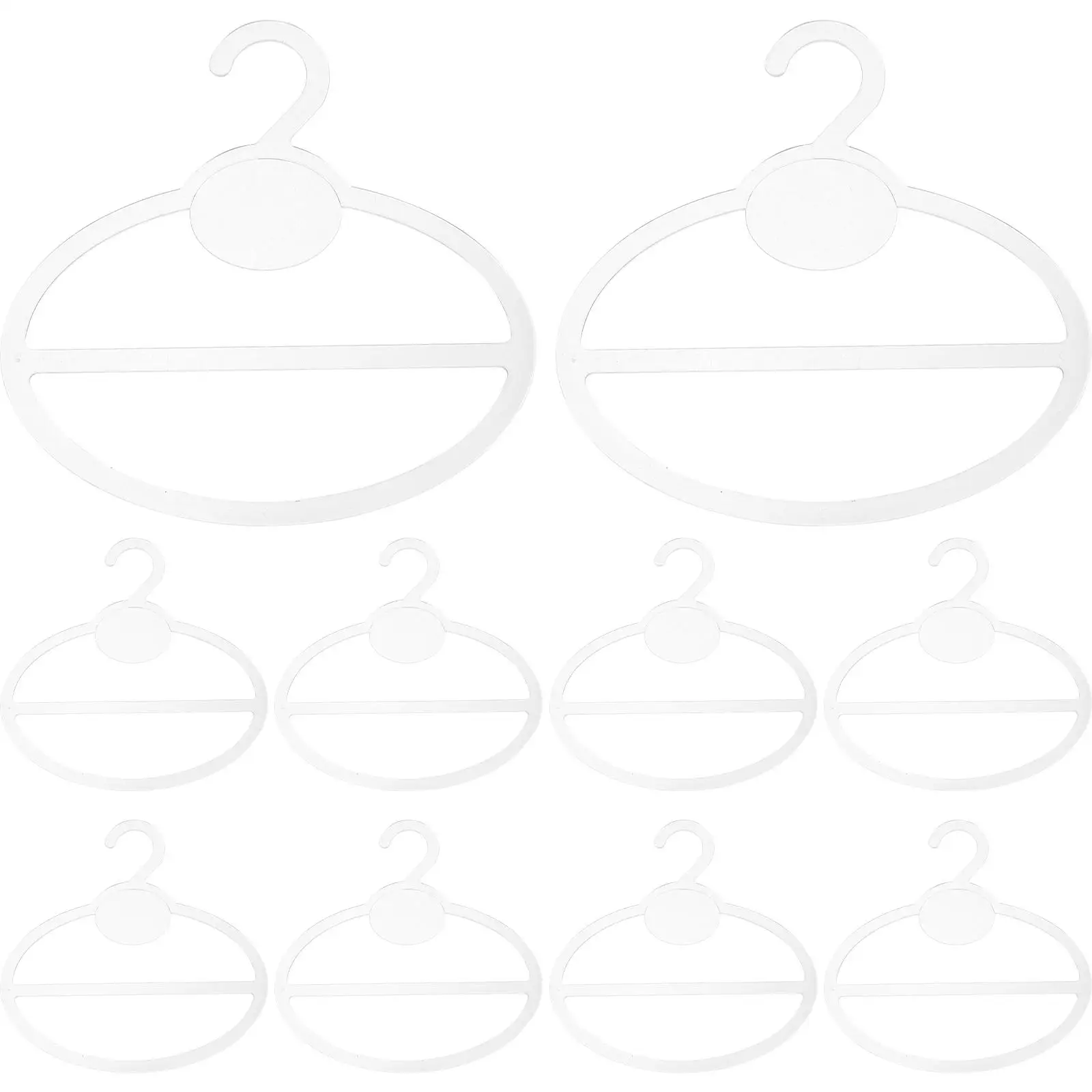 10 Pcs 13cm Round Hook Scarf Scarf Hanger Hanger for Multiple Scarves Tie Rack Belt Fold Clothes Organizer Storage
10 Pcs 13cm Round Hook Scarf Scarf Hanger Hanger for Multiple Scarves Tie Rack Belt Fold Clothes Organizer Storage