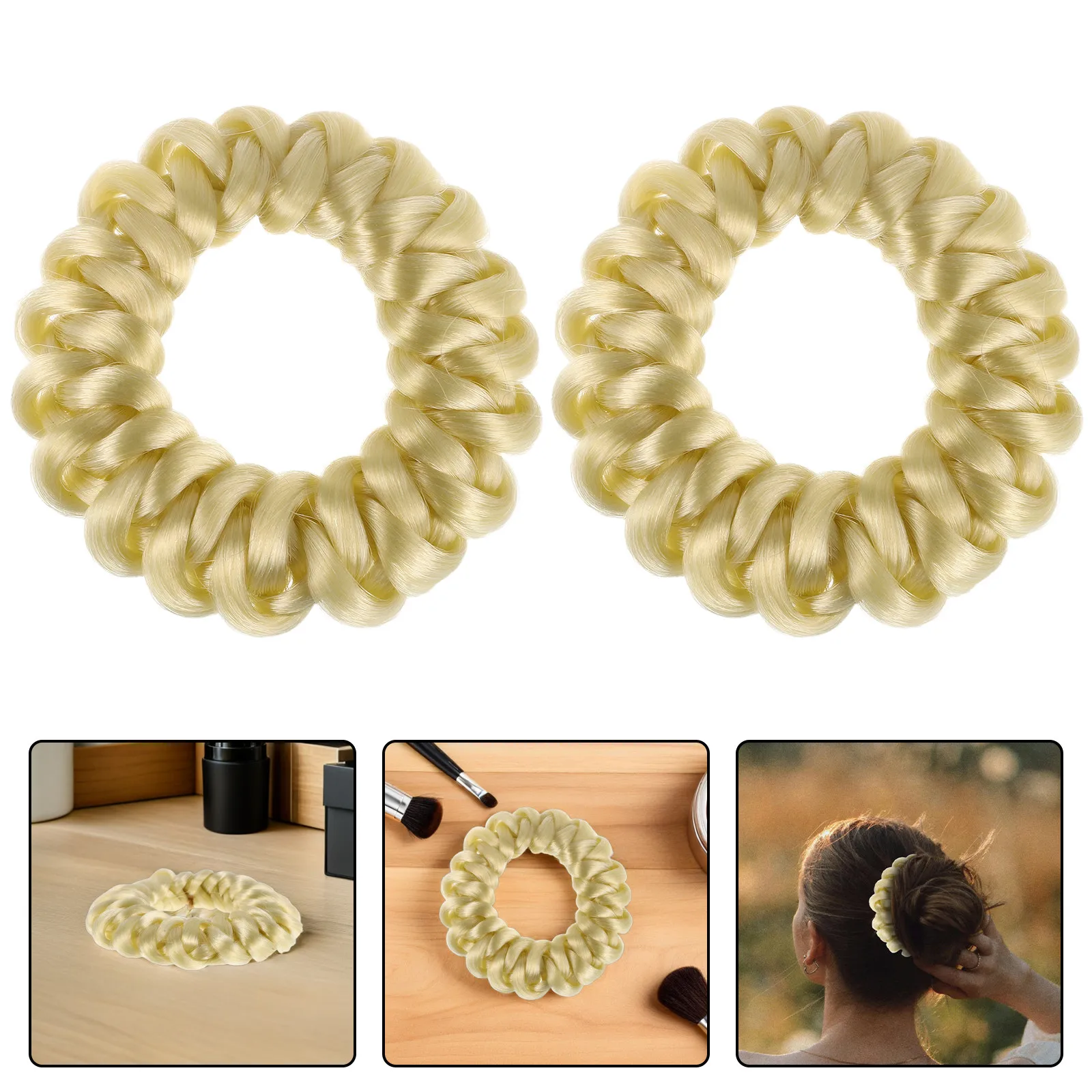 8pcs High Elasticity Braided Ties Beige Natural Look Faux Elastic Hair Rope For Women Ponytail Wraps Stretchy
8pcs High Elasticity Braided Ties Beige Natural Look Faux Elastic Hair Rope For Women Ponytail Wraps Stretchy
