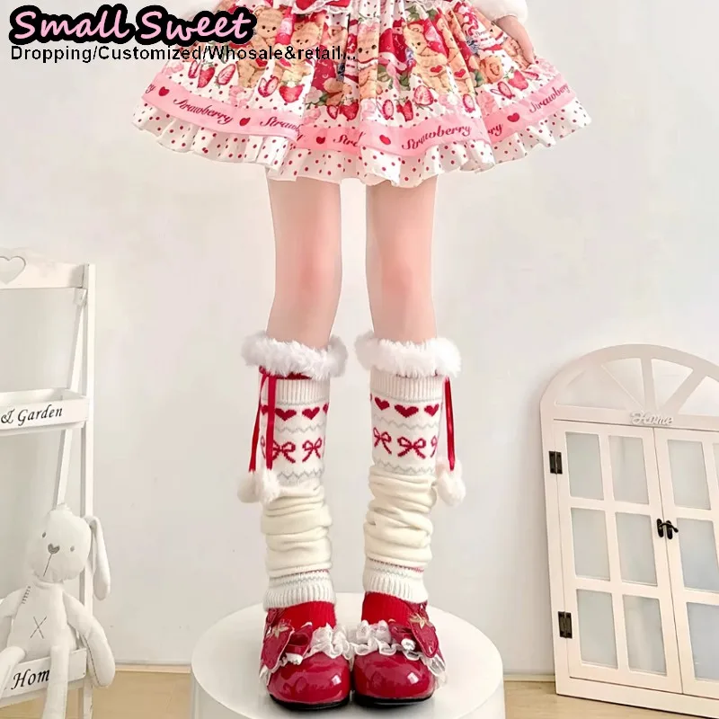 Women Sweet y2k Girls Goth Lolita Streetwear Furry Stockings Christmas Socks New Year Leg Warmers socks Knitted Leg warmer
Women Sweet y2k Girls Goth Lolita Streetwear Furry Stockings Christmas Socks New Year Leg Warmers socks Knitted Leg warmer